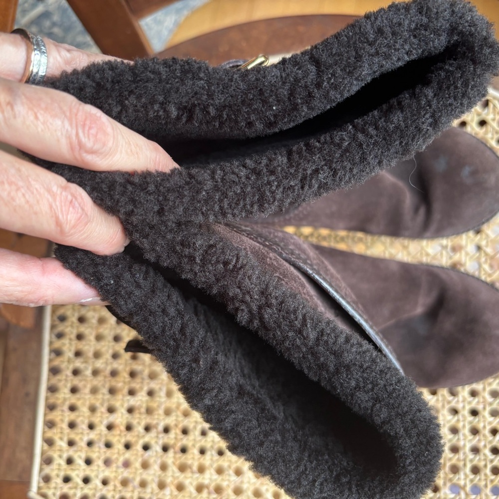 Louis Vuitton monogram brown suede Winter Boots - Picture 7 of 12